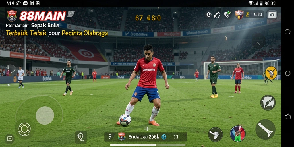Gameplay <strong>88MAIN</strong> menghadirkan aksi sepak bola yang mendebarkan.