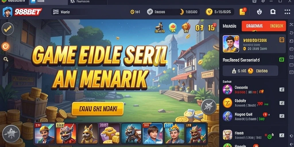 Screenshot gameplay menunjukkan aktivitas menarik di 988BET.