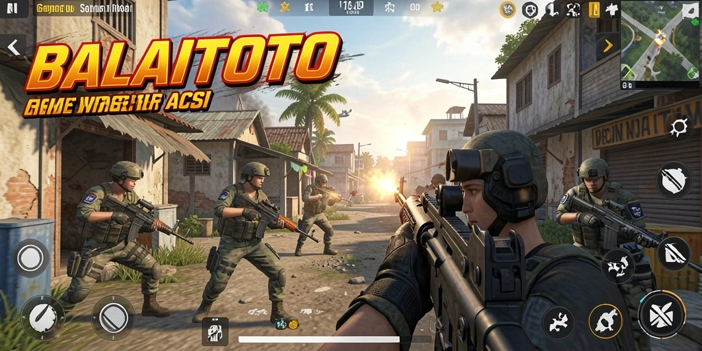 Tampilan gameplay BALAITOTO yang menegangkan dan realistis.