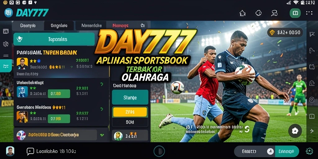 Tampilan utama DAY777 menunjukkan berbagai pilihan taruhan olahraga yang menarik.
