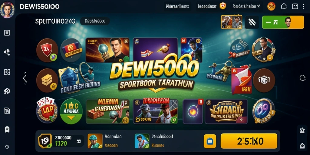 Tampilan gameplay Sportsbook DEWI5000 yang menarik dan interaktif.