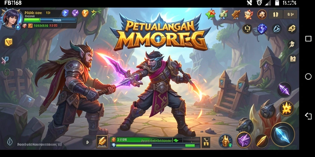 Gameplay FB168 menunjukkan petualangan seru dalam dunia MMORPG.