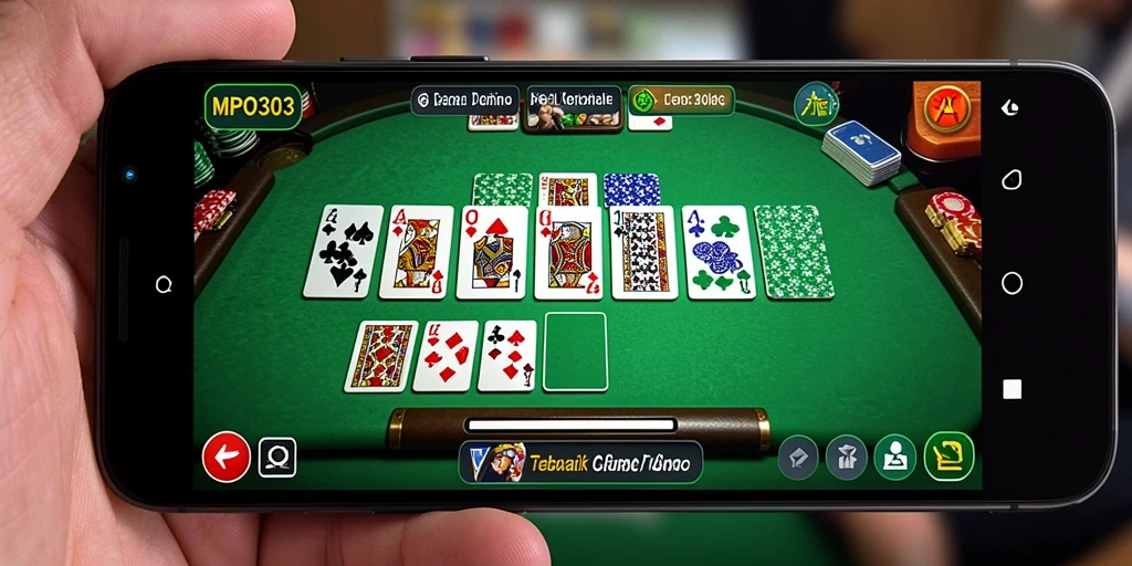 Tampilan gameplay seru dalam MPO303 dengan berbagai mode Domino.