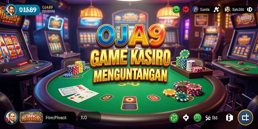 Screenshot OJA89 menampilkan aksi seru permainan kasino.