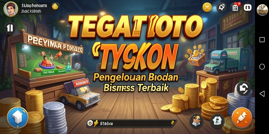 Tampilan gameplay TEGALTOTO yang menarik dan penuh tantangan bisnis.